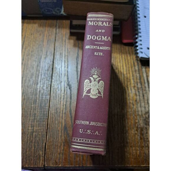 Vintage 1964 Morals and Dogma Ancient Accepted Scottish Right Freemasonry Book - Picture 3 of 10